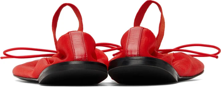 Proenza Schouler Red Glove Mary Jane Ballerina Flats - Image 2