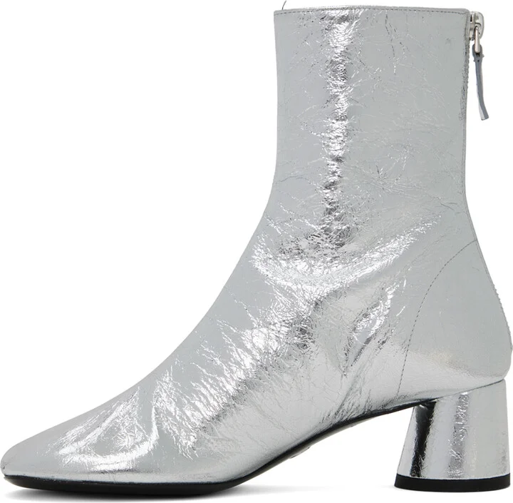 Proenza Schouler Silver Glove Boots - Image 3