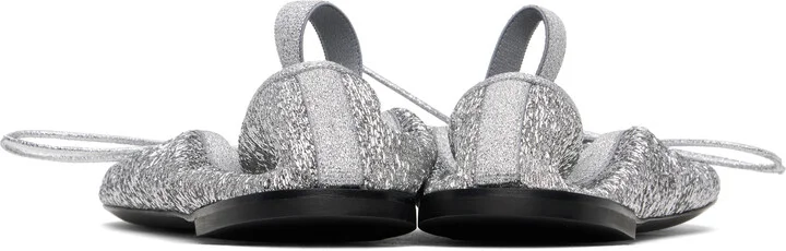 Proenza Schouler Silver Glove Mary Jane Ballerina Flats - Image 2