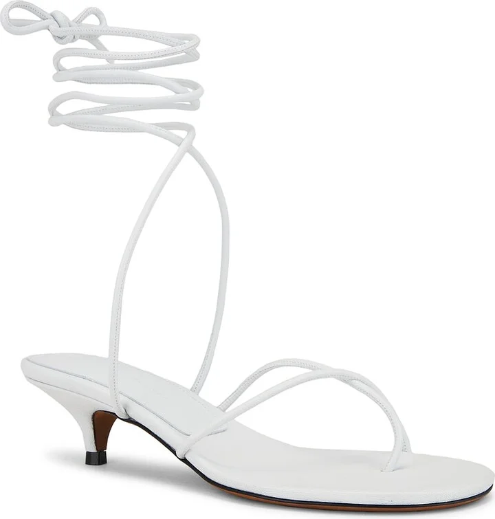 Proenza Schouler Slash Tie Sandal in White - Image 2