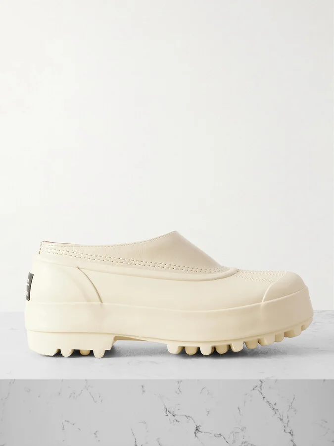 Proenza Schouler - + Sorel Caribou Rubber And Leather Platform Mules - Ecru
