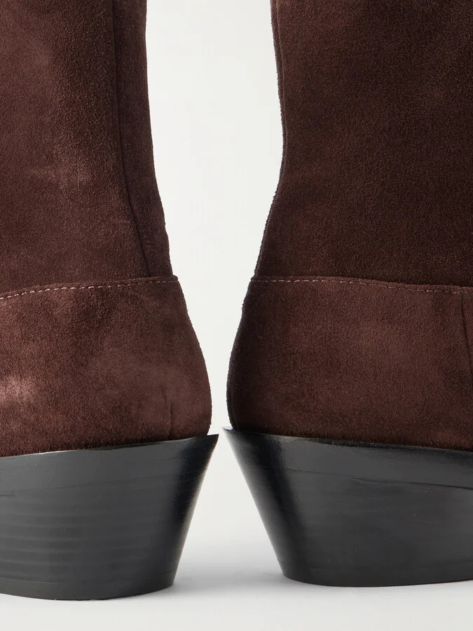 Proenza Schouler - Suede Ankle Boots - Brown - Image 4