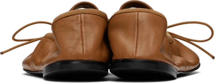 Proenza Schouler Tan Glove Mary Jane Ballerina Flats - Image 2