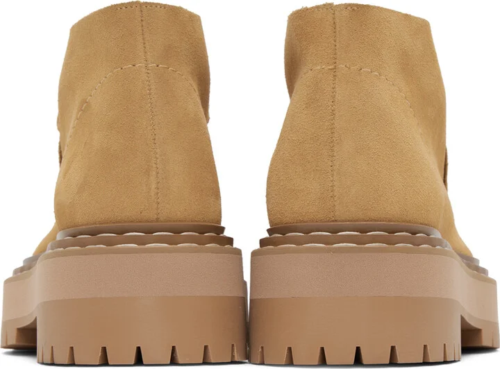 Proenza Schouler Tan Lug Sole Platform Boots - Image 2
