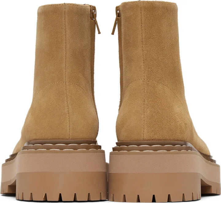 Proenza Schouler Tan Lug Sole Platform Boots - Image 2
