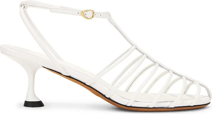 Proenza Schouler Tee Cage Sandal in White