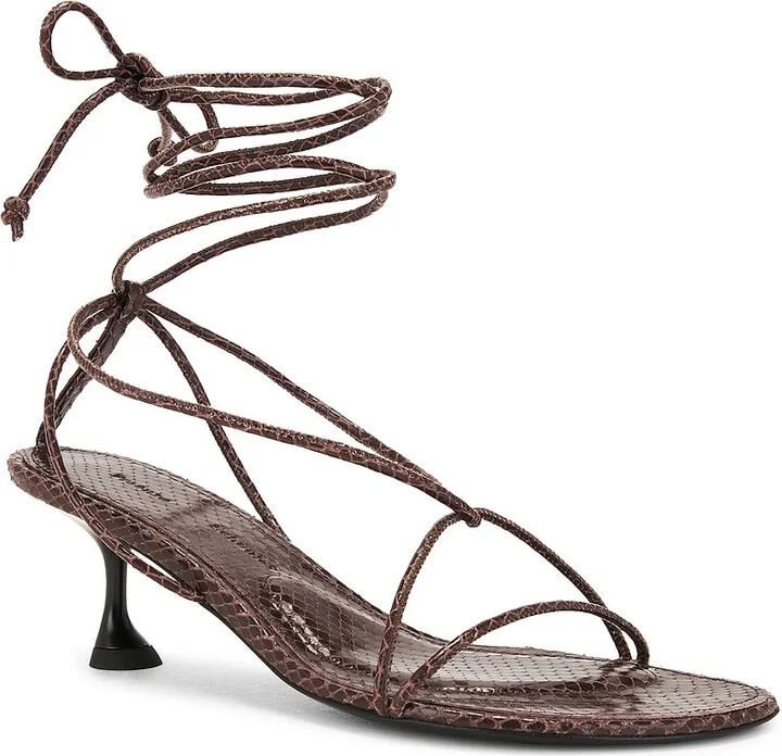 Proenza Schouler Tee Sandal in Chocolate - Image 2