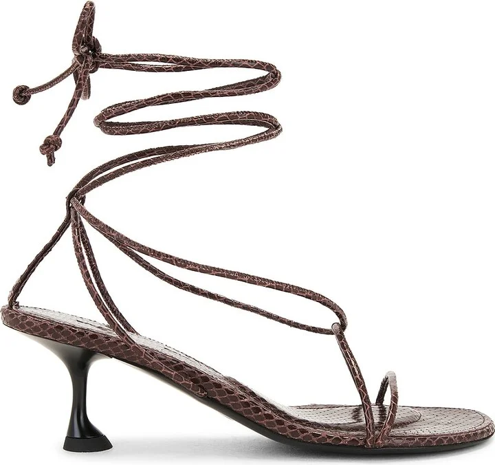 Proenza Schouler Tee Sandal in Chocolate