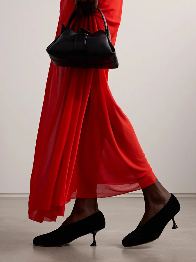 Proenza Schouler - Tee Suede Pumps - Black - Image 2