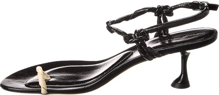 Proenza Schouler Tee Toe Leather Sandal - Image 2