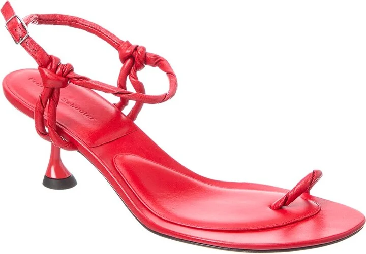 Proenza Schouler Tee Toe Leather Sandal