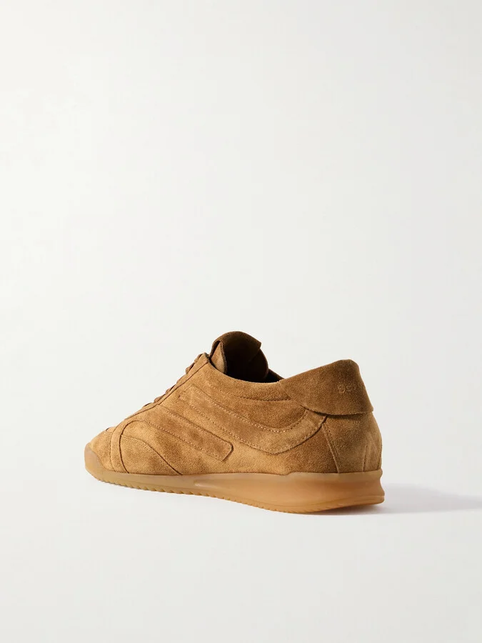 Proenza Schouler - Track Paneled Suede Sneakers - Brown - Image 3