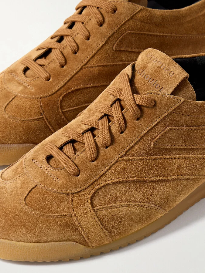 Proenza Schouler - Track Paneled Suede Sneakers - Brown - Image 4