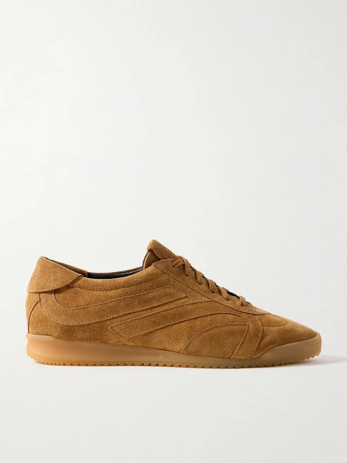 Proenza Schouler - Track Paneled Suede Sneakers - Brown