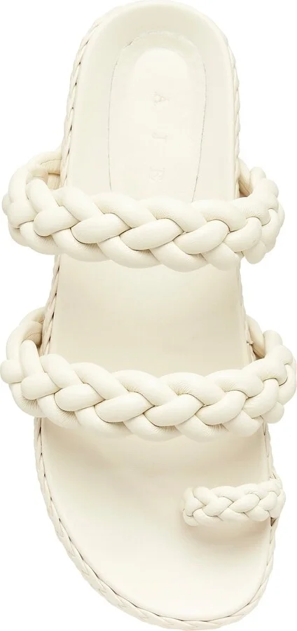 Promenade Braided Chunky Slide In Colour Ivory Size 35 - Image 4