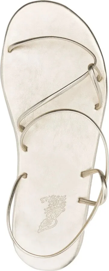 Proorismos metallic-effect sandals - Image 4