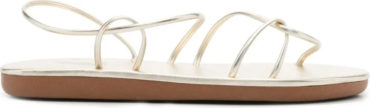 Proorismos metallic-effect sandals