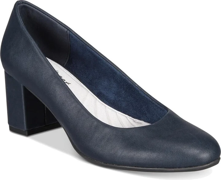 Proper Womens Faux Leather Slip On Pumps