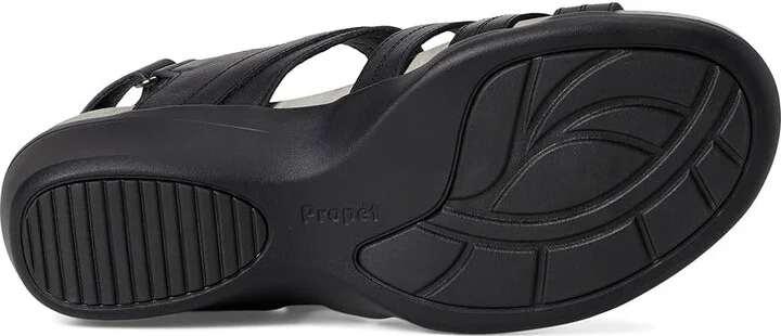 Propet Ainsley Women's Sandals Black : 6.5 M (B), Leather/Rubber - Image 3
