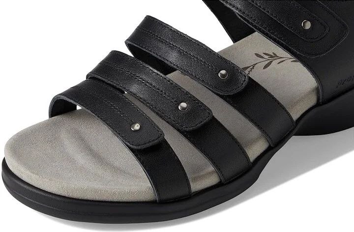 Propet Ainsley Women's Sandals Black : 6.5 M (B), Leather/Rubber - Image 7
