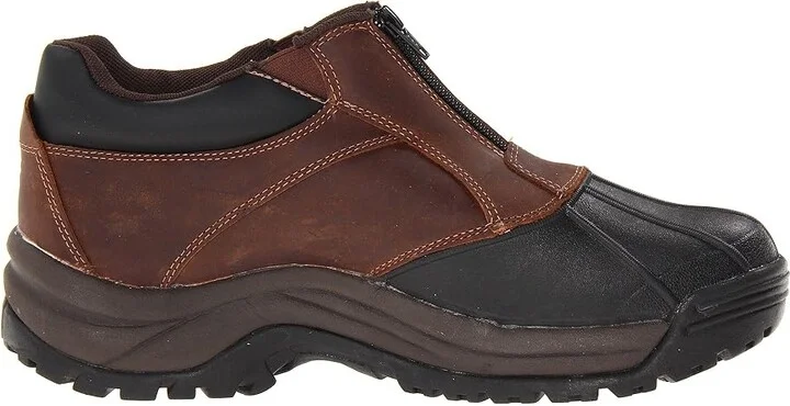 Propet Blizzard Ankle Zip Men's Cold Weather Boots Brown/Black : 8 XX (5E), Leather/Synthetic - Image 8