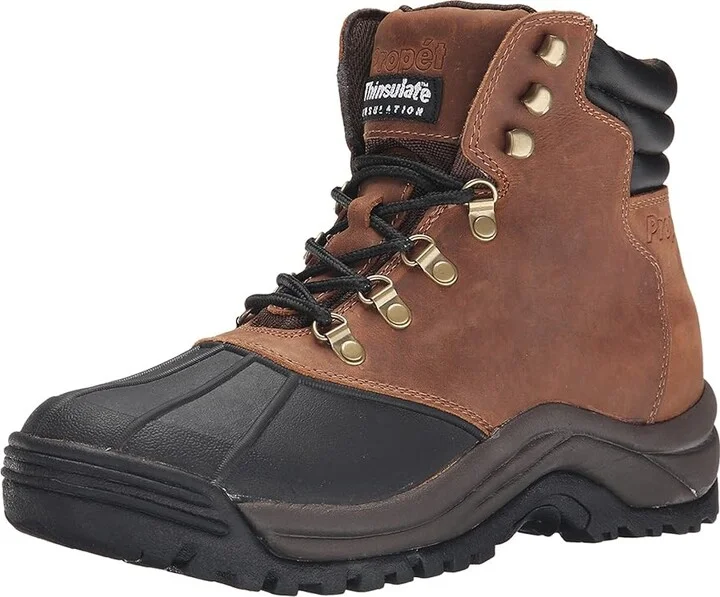 Propet Blizzard Mid Lace Men's Boots Brown/Black : 8 X (3E), Leather - Image 2
