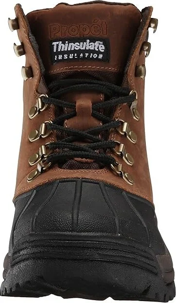 Propet Blizzard Mid Lace Men's Boots Brown/Black : 8 X (3E), Leather - Image 6