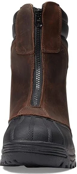 Propet Blizzard Tall Zip Men's Cold Weather Boots Brown/Black : 7.5 M (D), Leather/Synthetic - Image 2