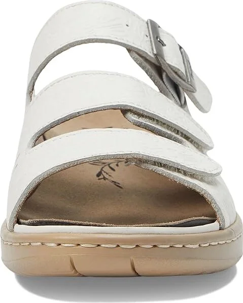 Propet Breezy Walker Slide Women's Sandals White Onyx : 8 W (D), Leather - Image 2