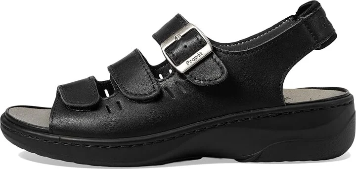 Propet Breezy Walker Women's Sandals Black : 9 M (B), Leather/Rubber - Image 5