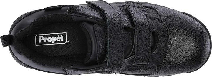 Propet Cliff Walker Low Strap Men's Shoes Black Grain : 9.5 XX (5E) - Image 3