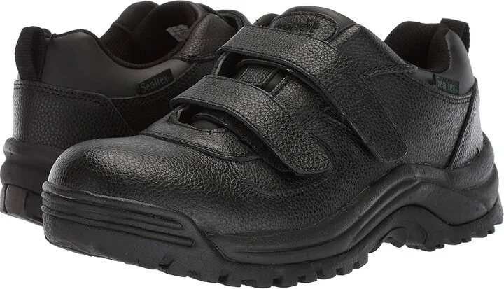 Propet Cliff Walker Low Strap Men's Shoes Black Grain : 9.5 XX (5E)