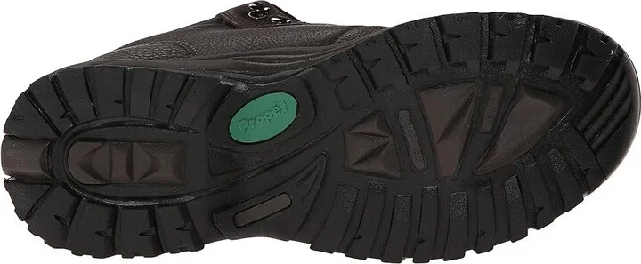 Propet Cliff Walker Medicare/HCPCS Code = A5500 Diabetic Shoe Men's Shoes Bronco Brown : 7 M (D), Leather - Image 4