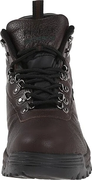 Propet Cliff Walker Medicare/HCPCS Code = A5500 Diabetic Shoe Men's Shoes Bronco Brown : 7 M (D), Leather - Image 6