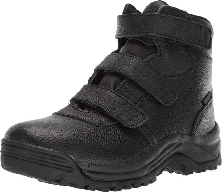 Propet Cliff Walker Tall Strap Men's Shoes Black : 8 XX (5E), Leather - Image 2