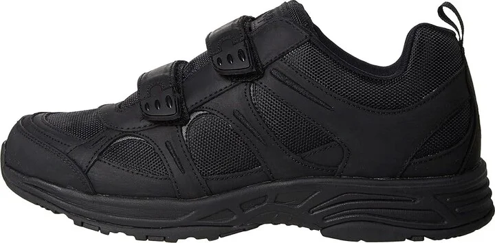 Propet Connelly Strap Men's Shoes All Black : 7.5 M (D), Leather/Textile - Image 6