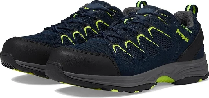 Propet Cooper Men's Climbing Shoes Navy/Lime : 9 XX (5E), Suede