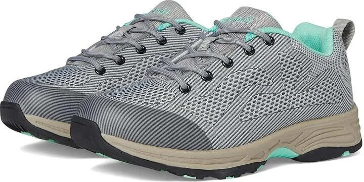 Propet Cora Women's Shoes Grey/Mint : 6 M (B), Synthetic