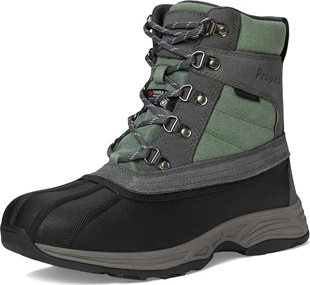 Propet Cortland Women's Snow Shoes Lily Pad : 8 XX (4E), Canvas/Suede - Image 5