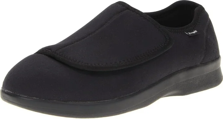 Propet Cush 'N Foot Men's Slip on Shoes Black : 7.5 M (D), Textile - Image 2