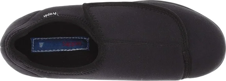 Propet Cush 'N Foot Men's Slip on Shoes Black : 7.5 M (D), Textile - Image 3