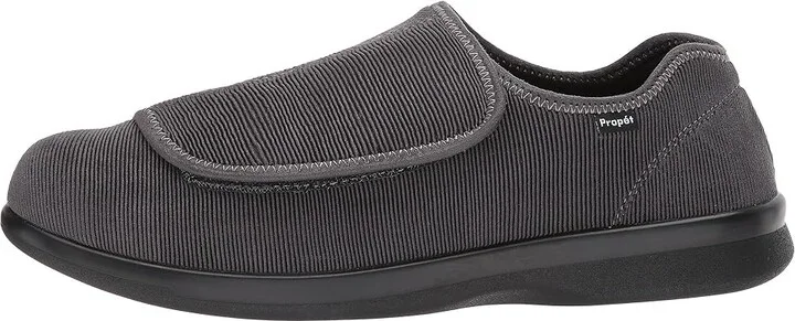 Propet Cush 'N Foot Men's Slip on Shoes Slate Corduroy : 7.5 M (D), Textile - Image 7