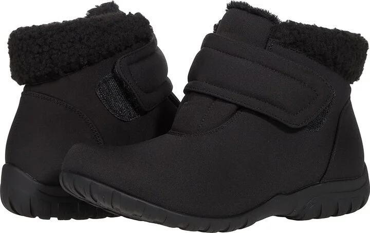 Propet Dani Strap Women's Shoes Black : 6 XX (4E), Textile