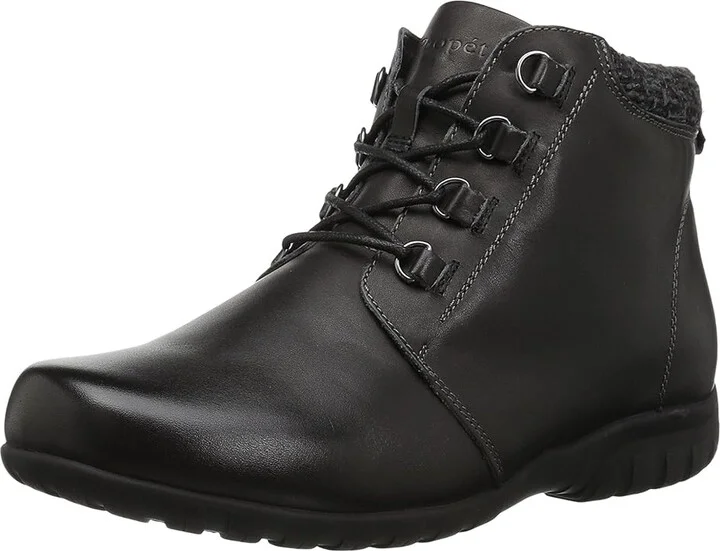 Propet Delaney Women's Boots Black Leather : 6 M (B), Leather/Suede - Image 2