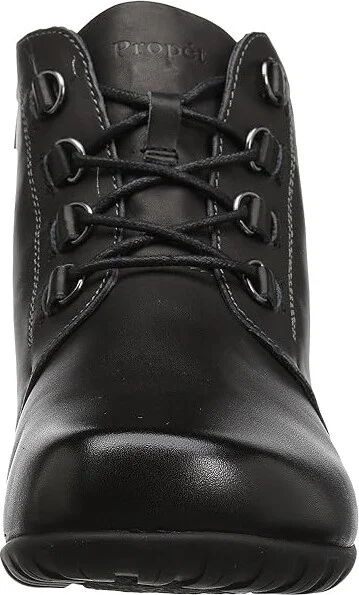 Propet Delaney Women's Boots Black Leather : 6 M (B), Leather/Suede - Image 6
