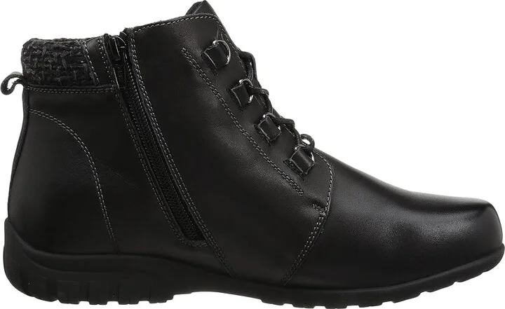 Propet Delaney Women's Boots Black Leather : 6 M (B), Leather/Suede - Image 8