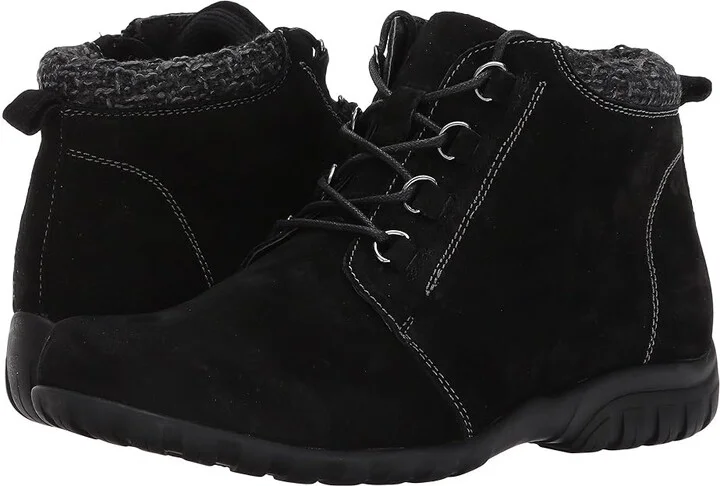 Propet Delaney Women's Boots Black Suede : 6 M (B)