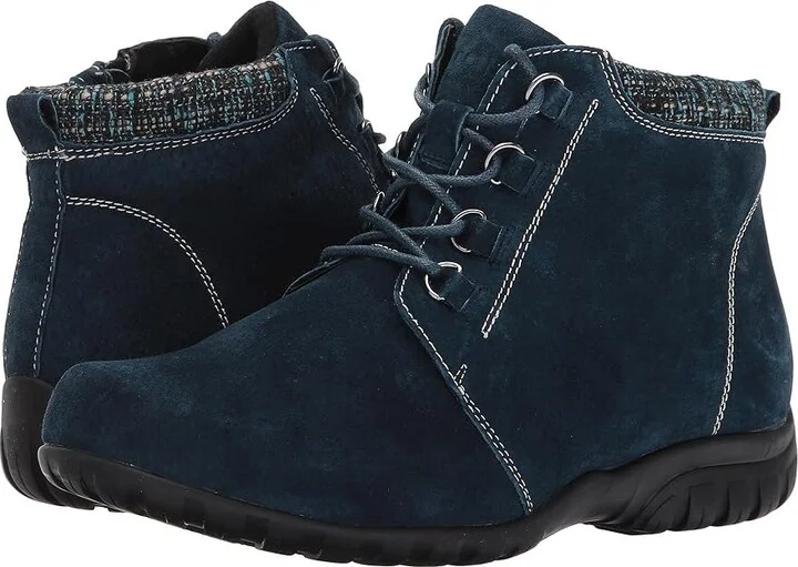 Propet Delaney Women's Boots Navy Suede : 6 M (B)