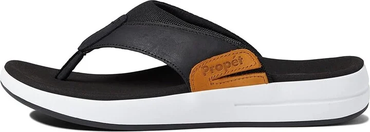 Propet Easton Men's Shoes Black : 8 M (D), Leather - Image 6