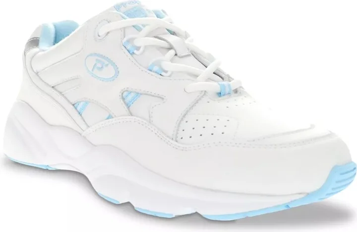 Off White/Light Blue